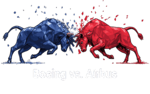 Boeing vs. Airbus brand rivalry