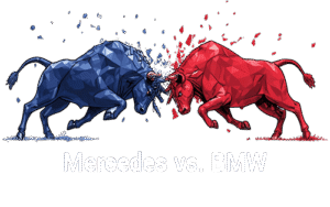 Mercedes vs. BMW brand rivalry