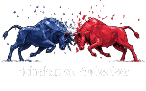Heineken vs. Budweiser brand rivalry