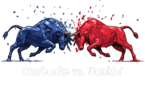 Starbucks vs. Dunkin’ brand rivalry