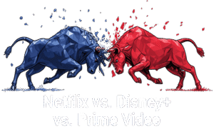 Netflix vs. Disney+ vs. Prime Video brand rivalry