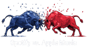 Spotify vs. Apple Music brand rivalry