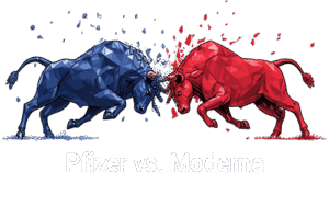 Pfizer vs. Moderna brand rivalry