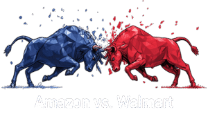 Amazon vs. Walmart brand rivalry