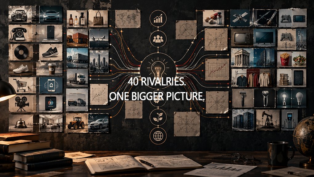 Read more about the article WHAT 40 ICONIC BRAND RIVALRIES REVEAL ABOUT BUSINESS